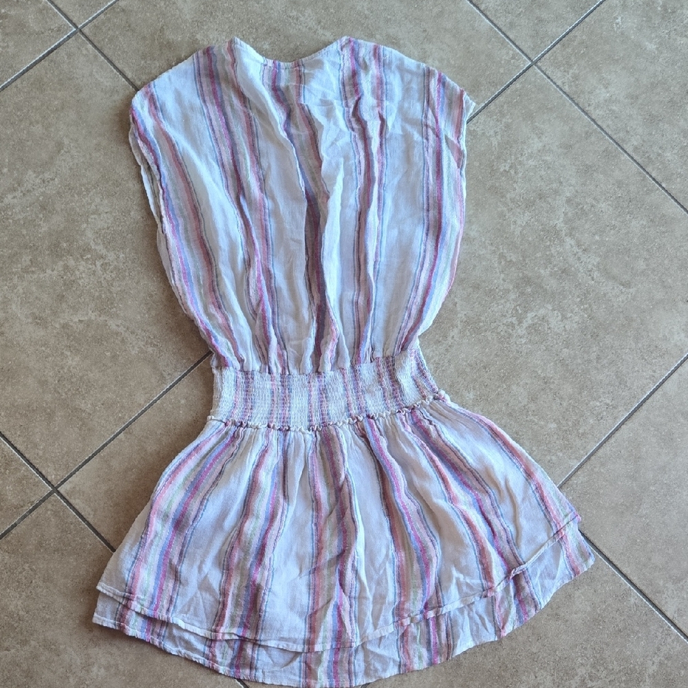 Rails Striped Mini Dress - Pink, Blue, White - Picture 8 of 10